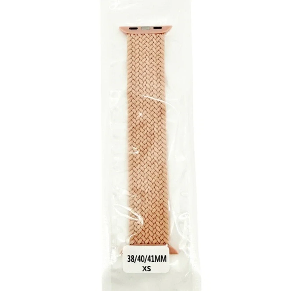 2 Pack Braided Solo‎ Loop Watch Bands 38/40/41mm XS Woven Apple Watch Sports NEW